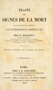 Cover of: Traité des signes de la mort et des moyens de prévenir les enterrements prématurés