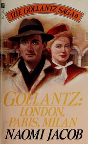 Cover of: Gollantz: London, Paris, Milan : the Gollantz saga 6