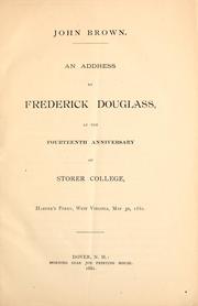 Cover of: John Brown by Frederick Douglass