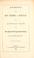 Cover of: Address of the Hon. Stephen A. Douglas, at the annual fair of the New-York State Agricultural Society, held at Rochester, September, 1851