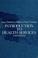 Cover of: Introduction to health services