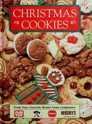 Cover of: Christmas cookies. by 
