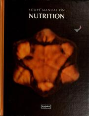 Cover of: Scope manual on nutrition by [by] Michael C. Latham [and others] Dept. of Nutrition, School of Public Health, Harvard University.