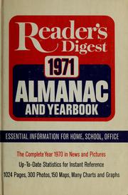 Reader's Digest almanac and yearbook 1971 by Reader's Digest