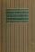 Cover of: Catalogue of a Century of progress exhibition of paintings and sculpture