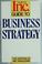 Cover of: The Best of Inc. guide to business strategy