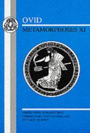 Cover of: Metamorphoses XI by Ovid