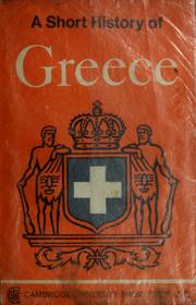 Cover of: A Short history of Greece from early times to 1964