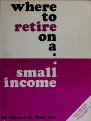 Cover of: Where to retire on a small income