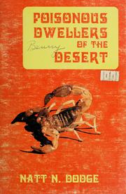 Cover of: Poisonous dwellers of the desert