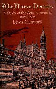 Cover of: The brown decades by Lewis Mumford