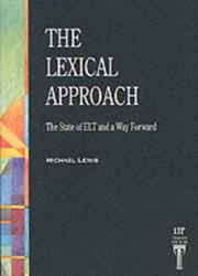 Cover of: The Lexical Approach (LTP Teacher Training)