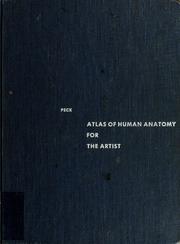 Cover of: Atlas of human anatomy for the artist.