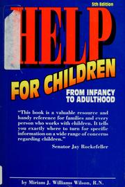 Cover of: Help for children by 