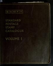 Cover of: Scott standard postage stamp catalogue by Scott Publishing Co