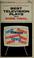 Cover of: Best television plays