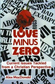 Cover of: Love Minus Zero: by A. MacDonald