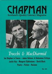 Cover of: Trocchi and MacDiarmid (Chapman Magazine)