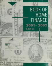 Cover of: Book of home finance