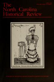 Cover of: North Carolina historical review