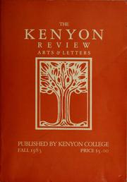 Cover of: The Kenyon review. Arts and letters by 