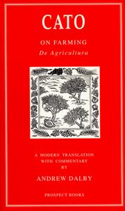 Cover of: Cato: On Farming / De Agri Cultura