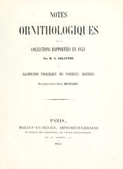 Cover of: Mémoires ornithologiques by Charles Lucian Bonaparte