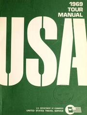 Cover of: 1969 tour manual USA
