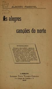 Cover of: As alegres canções do norte