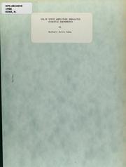 Solid state amplitude modulated acoustic anemometer