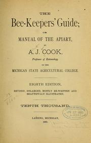 Cover of: The bee-keepers' guide by Albert John Cook