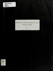 Cover of: A framework for budgetary planning and control in naval hospitals by George Patrick Kane