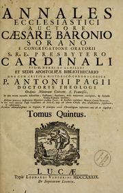 Cover of: Annales ecclesiastici by Cesare Baronio