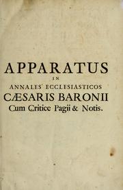 Cover of: Annales ecclesiastici
