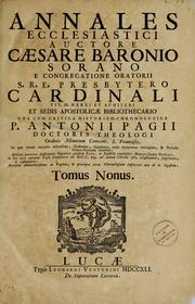 Cover of: Annales ecclesiastici by Cesare Baronio