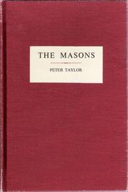 Cover of: The Masons: Four sonnet-length meditations on English cathedrals: Canterbury (earth), Saint Paul's (water), York Minster (air), Coventry (fire).