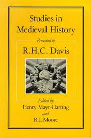 Cover of: Studies in medieval history presented to R.H.C. Davis