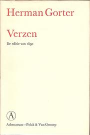 Cover of: Verzen by Herman Gorter