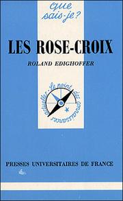 Cover of: Les Rose-Croix