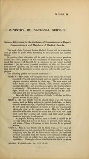 Cover of: General directions for the guidance of commissioners