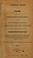 Cover of: An authentic report of a trial before the Supreme Judicial Court of Maine, for the county of Washington, June term, 1824