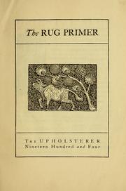 Cover of: The rug primer