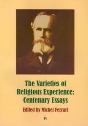 Cover of: The varieties of religious experience: centenary essays