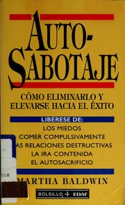 Cover of: Autosabotaje (Bolsillo Edaf)