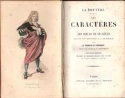 Cover of: Les caractères, ou, Les moeurs de ce siècle by La Bruyère
