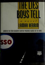 Cover of: The lies boys tell: a novel