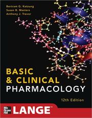Cover of: Basic & Clinical Pharmacology by 
