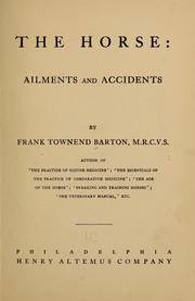 Cover of: The horse: ailments and accidents