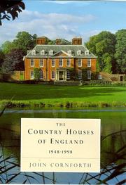 Cover of: The Country Houses of England 1948-1998 (Guides)