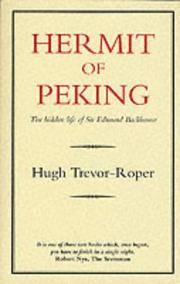 Cover of: Hermit of Peking by H. R. Trevor-Roper